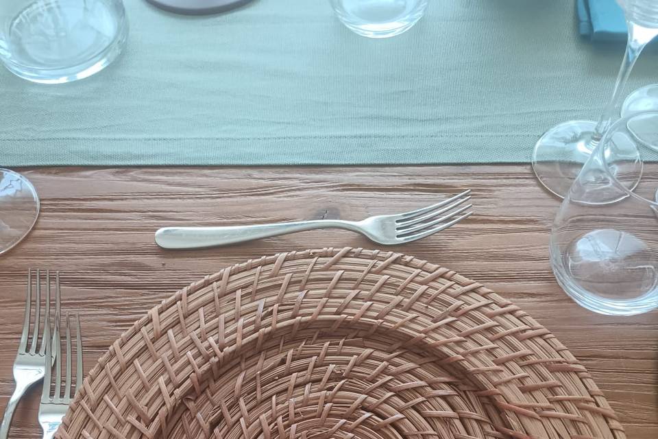 Sottopiatto in vimini