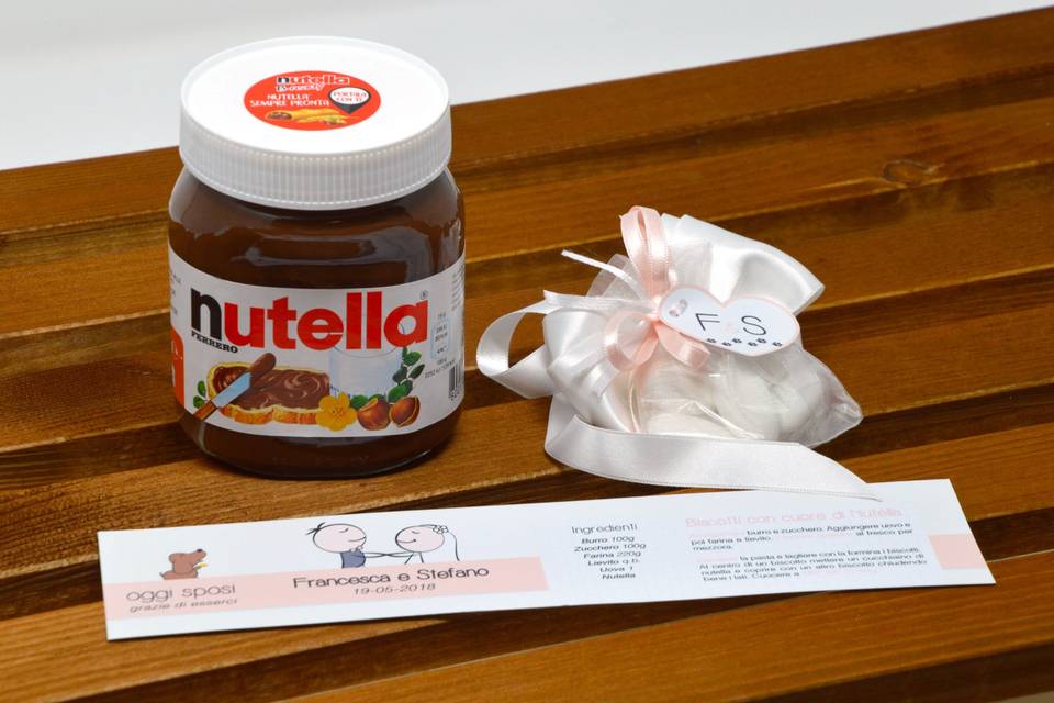 Nutella personalizzata nozze