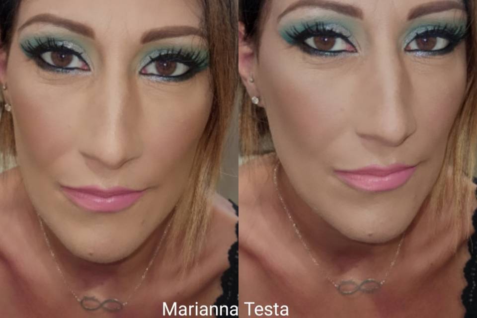 Trucco luminoso verde