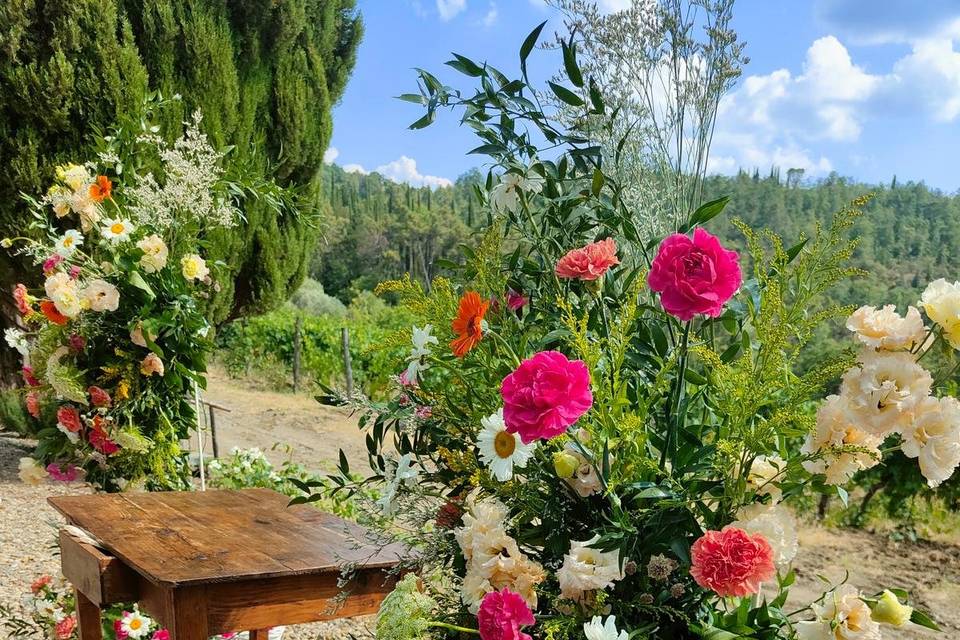 Mezzelune di fiori