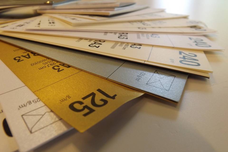 Campionario carta pregiata