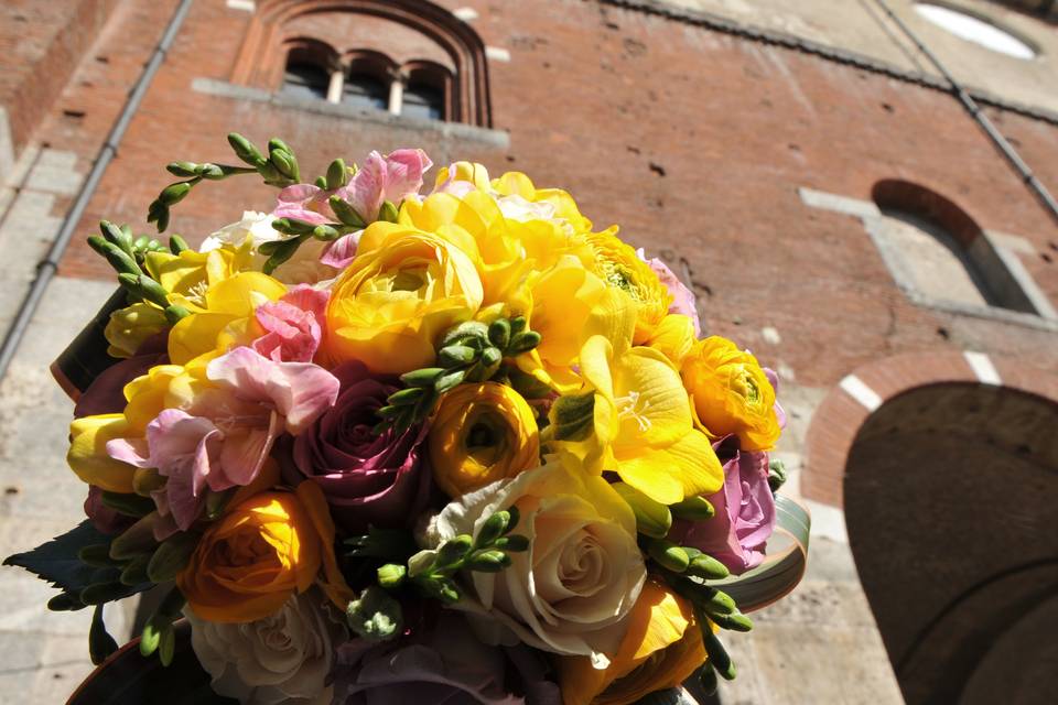 Bouquet sposa primaverile