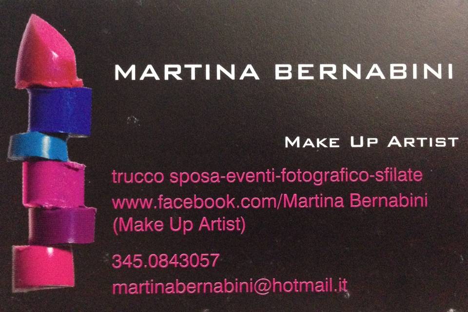 Martina Bernabini Make Up Artist