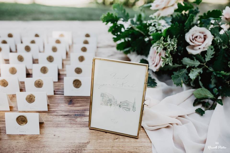 Escort cards ceralacca