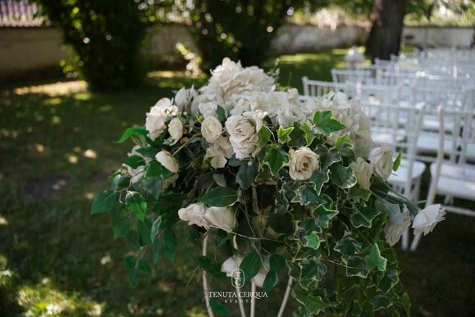 Allestimento matrimonio