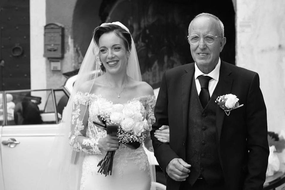 Sposa e papà