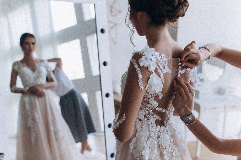 Preparazione sposa