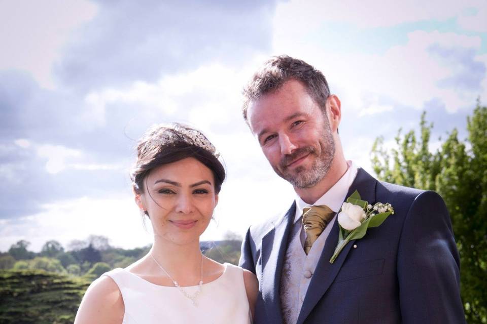 The newlyweds