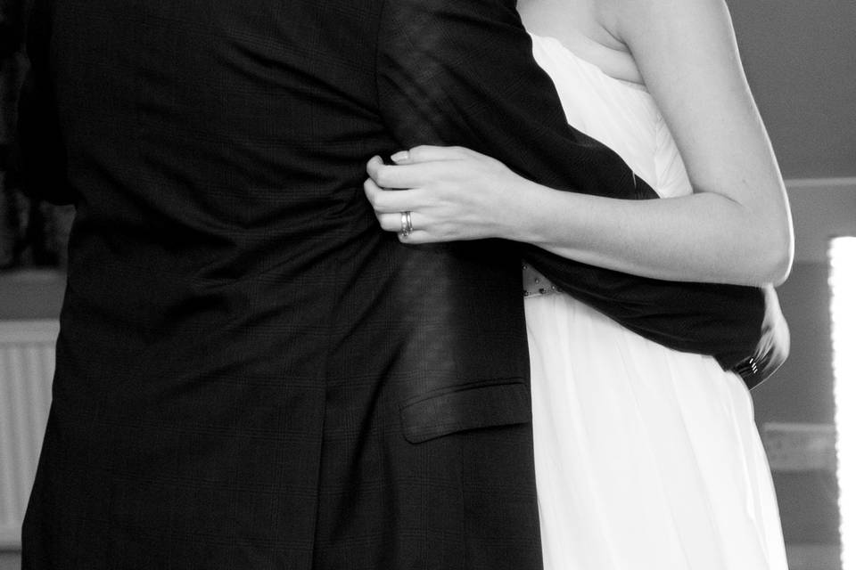 The bride and the groom