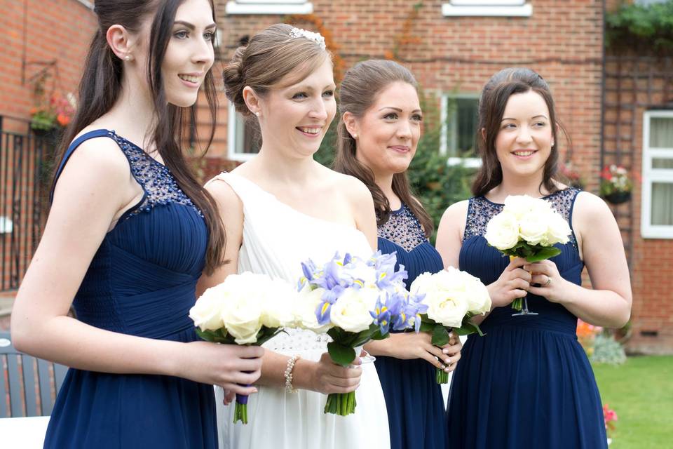 The bridesmaid and the bride