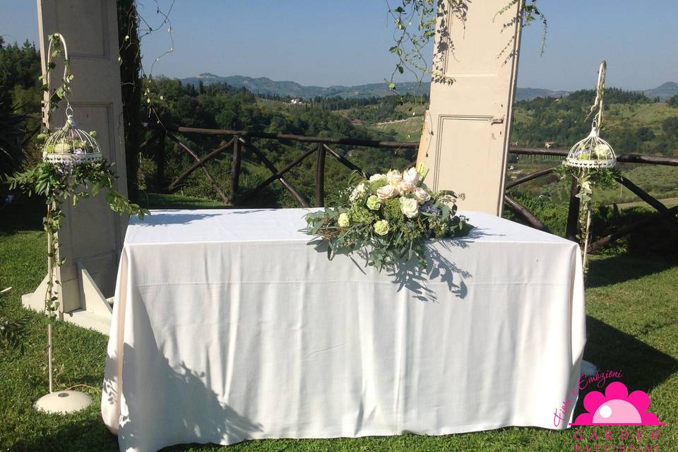 Matrimonio all'aperto