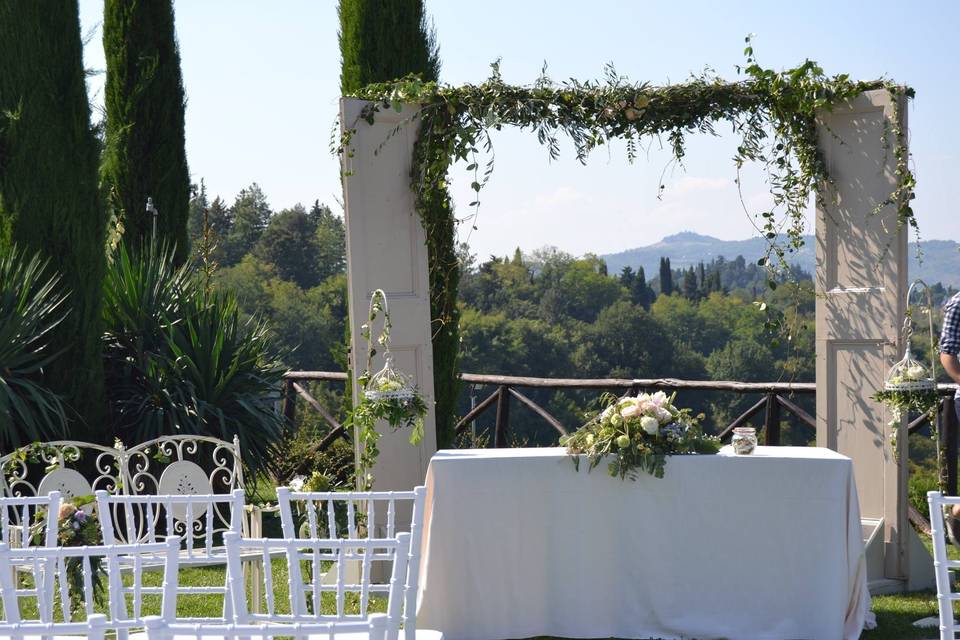 Matrimonio all'aperto