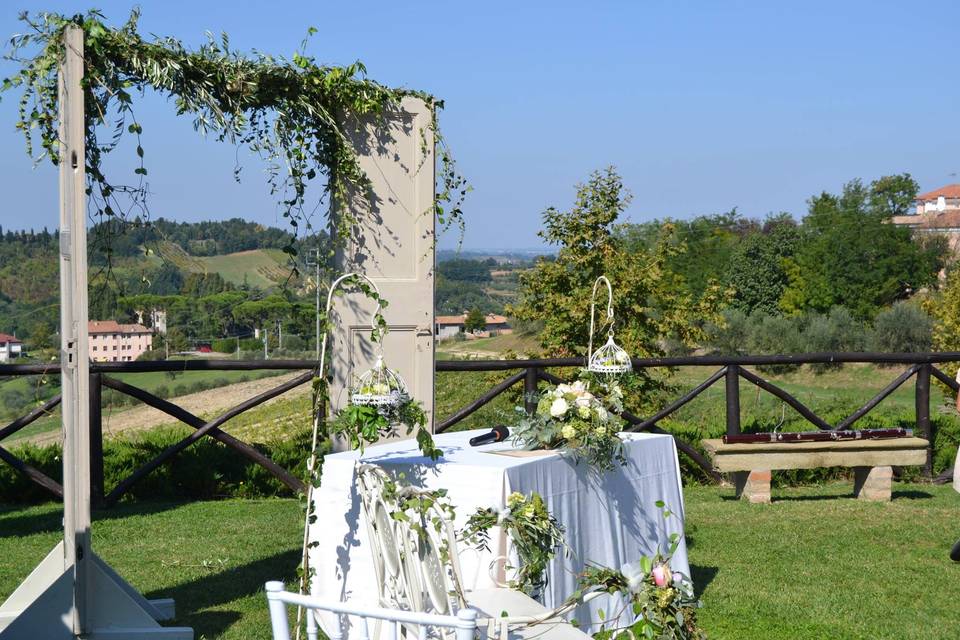 Matrimonio all'aperto