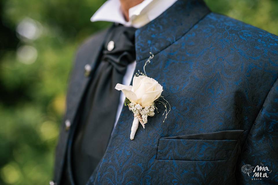 S+R Boutonniere per sposo