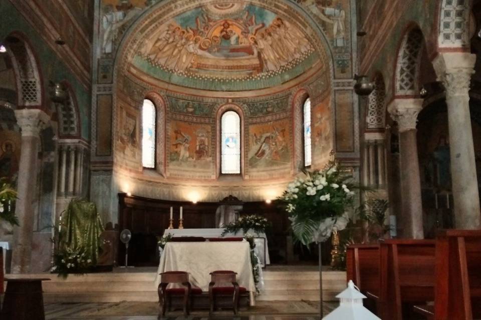 Allestimento matrimonio
