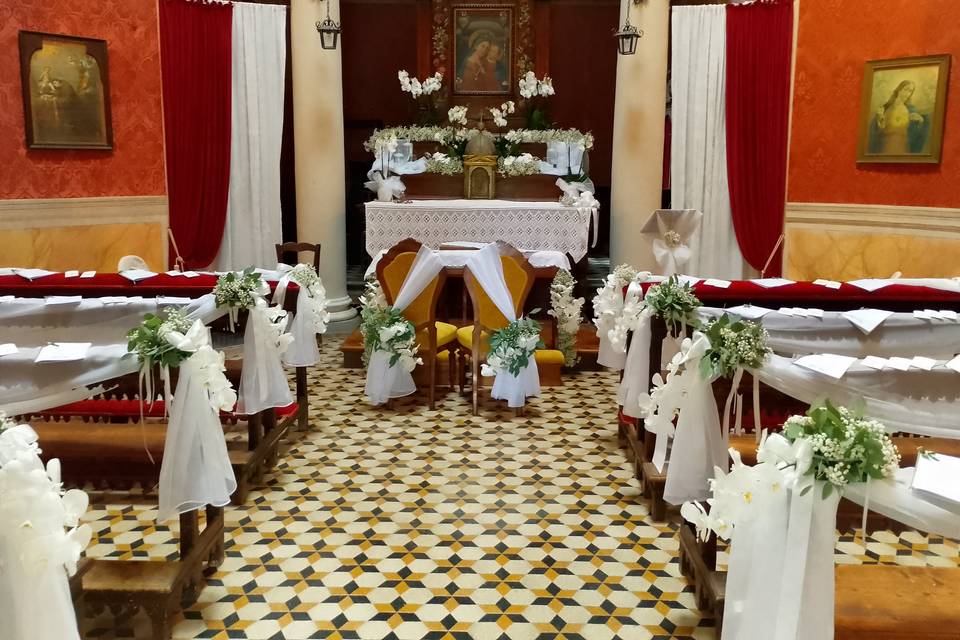 Allestimento matrimonio