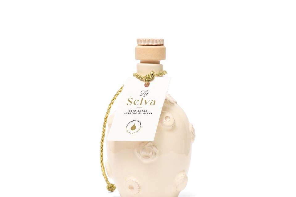 Bomboniera con rilievo beige