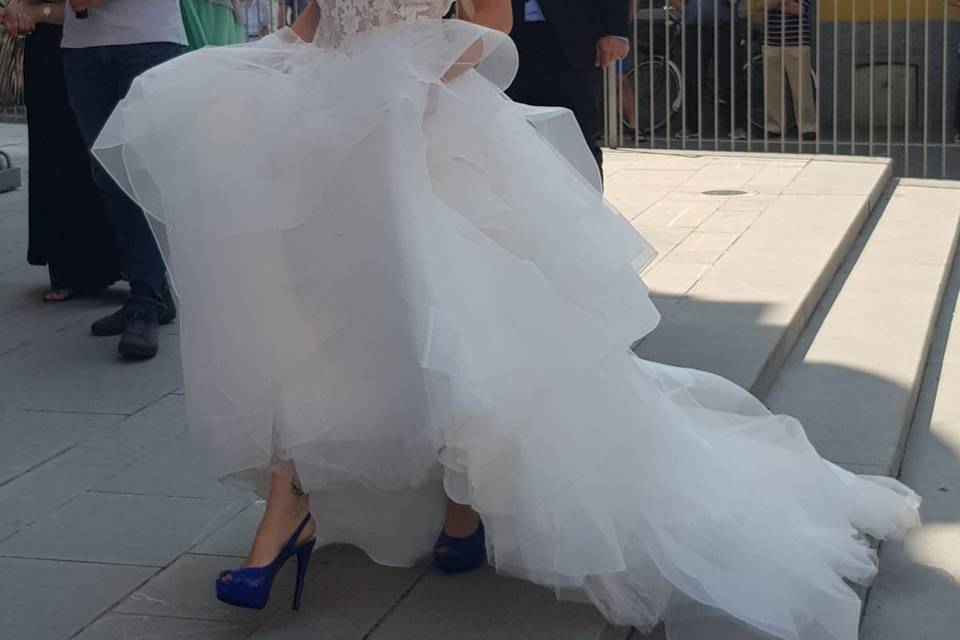 Sposa in blu
