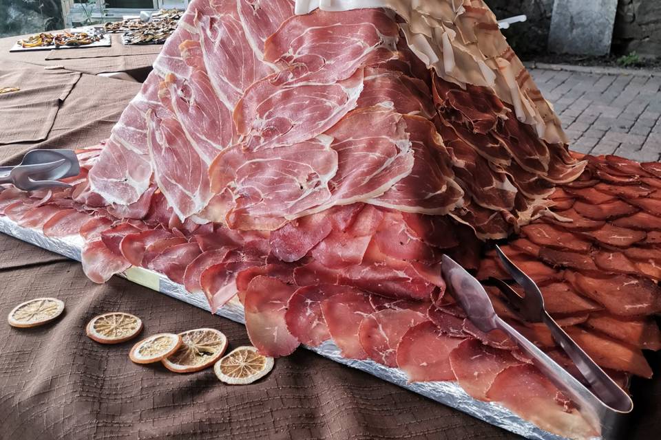 Buffet salumi e formaggi