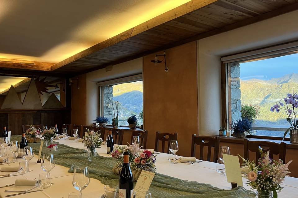 allestimento Tavoli