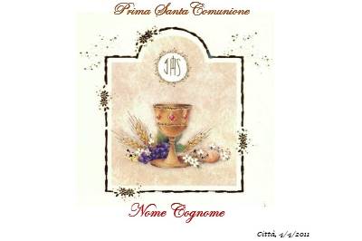 Pergamena Comunione