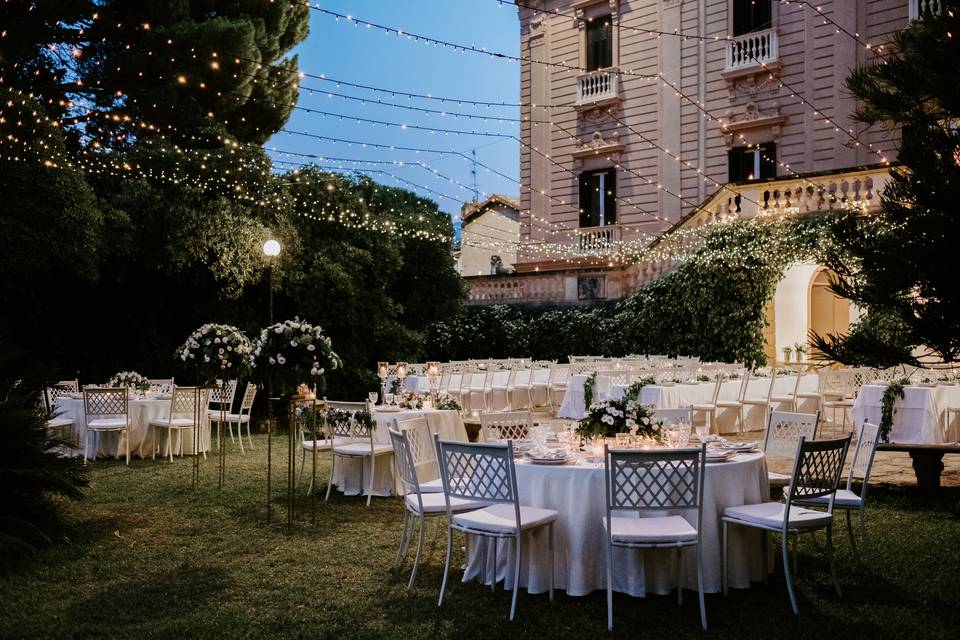 Matrimonio civile in villa