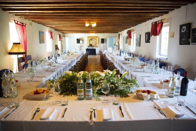 Tavola di un matrimonio