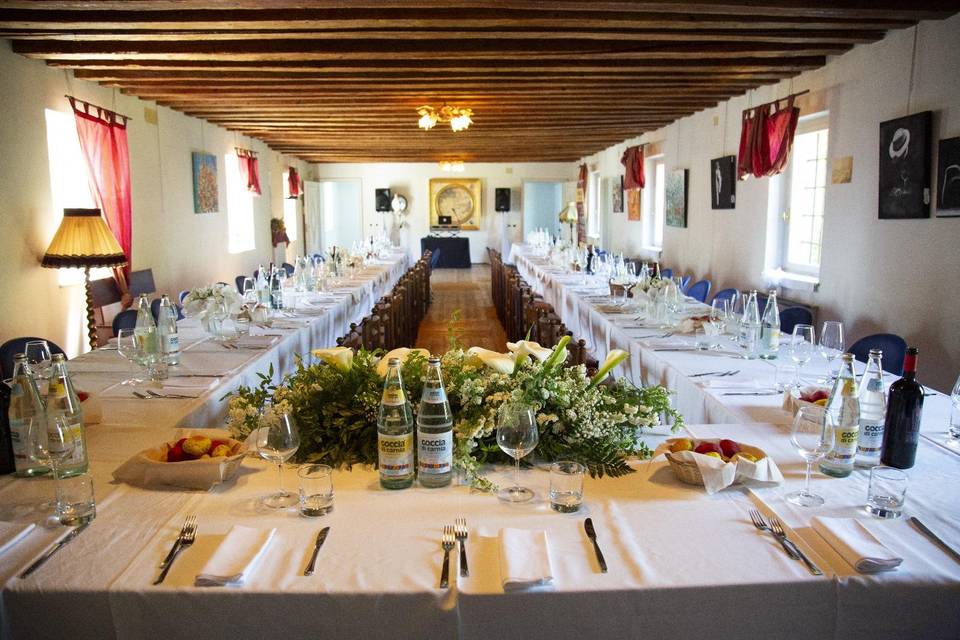 Tavola di un matrimonio