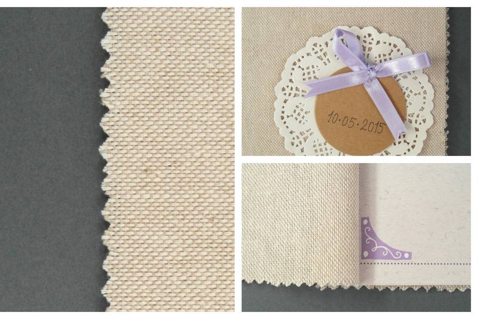 Fabric Wedding Booklet