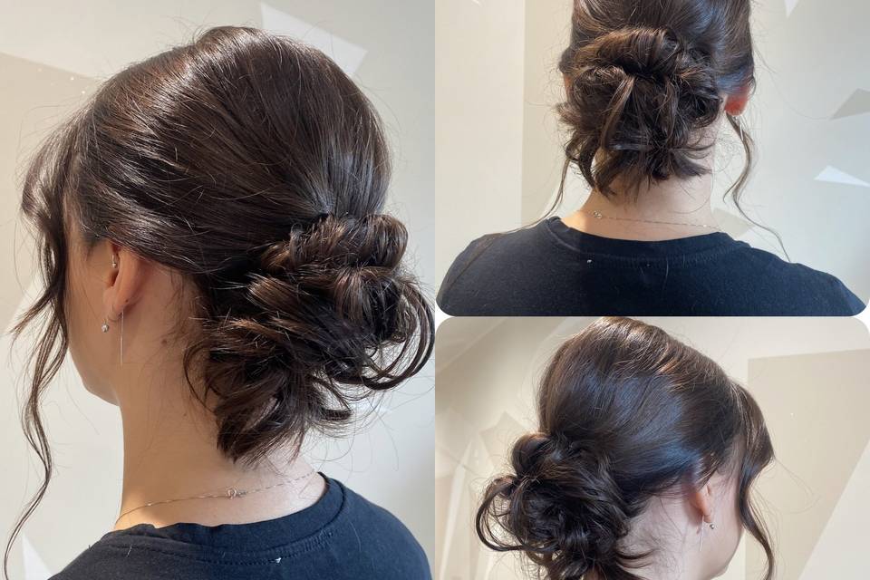 Chignon basso morbido