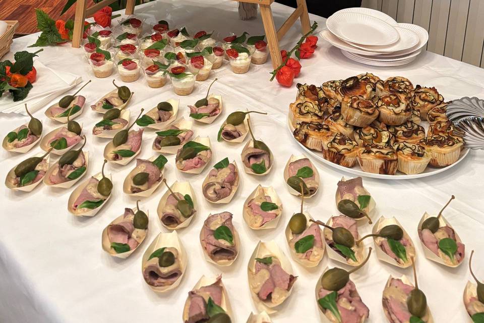 Catering per ricevimento