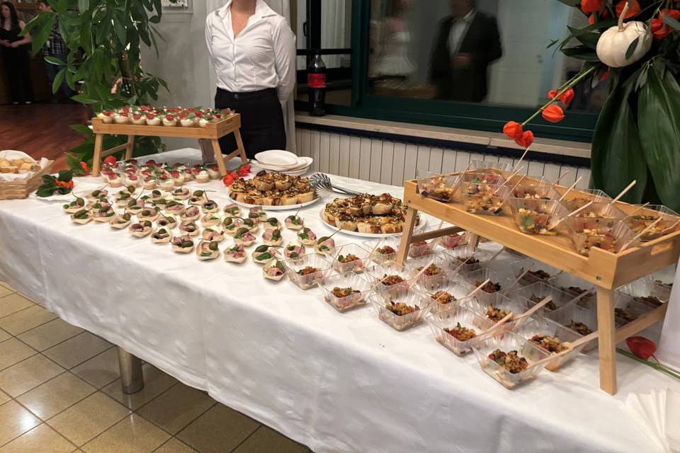 Catering per ricevimento