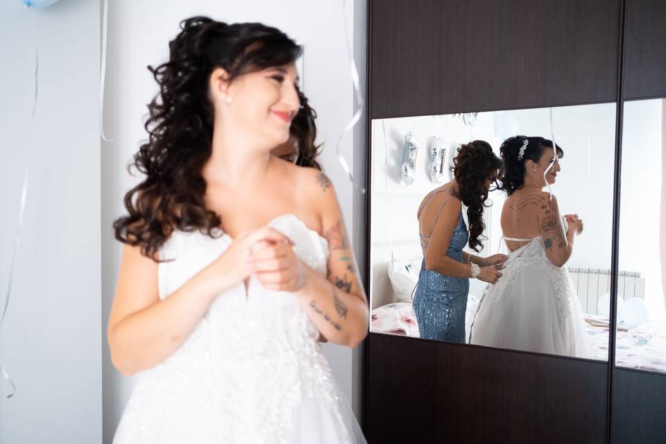 Preparazione della sposa