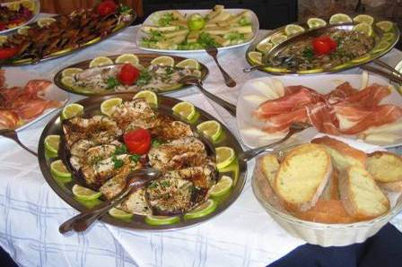 Buffet antipasti