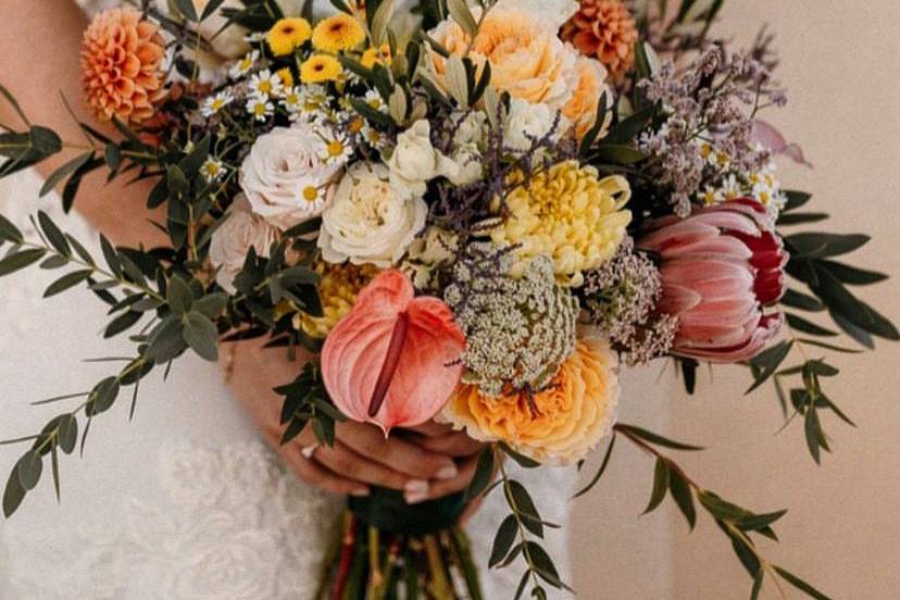 Bouquet sposa e damigelle