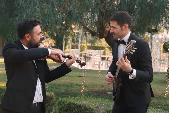 Shooting duo con violino