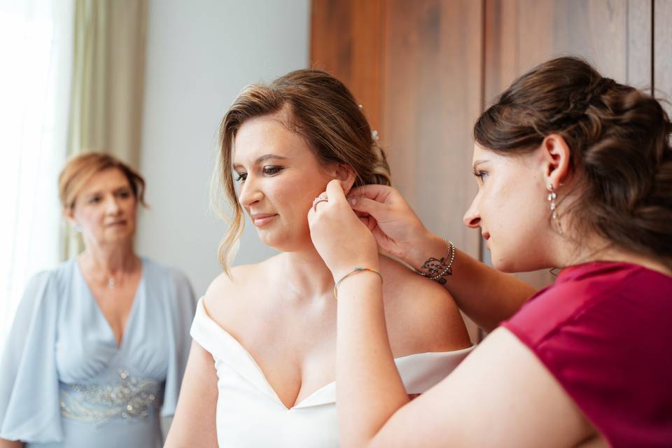 Preparazione sposa