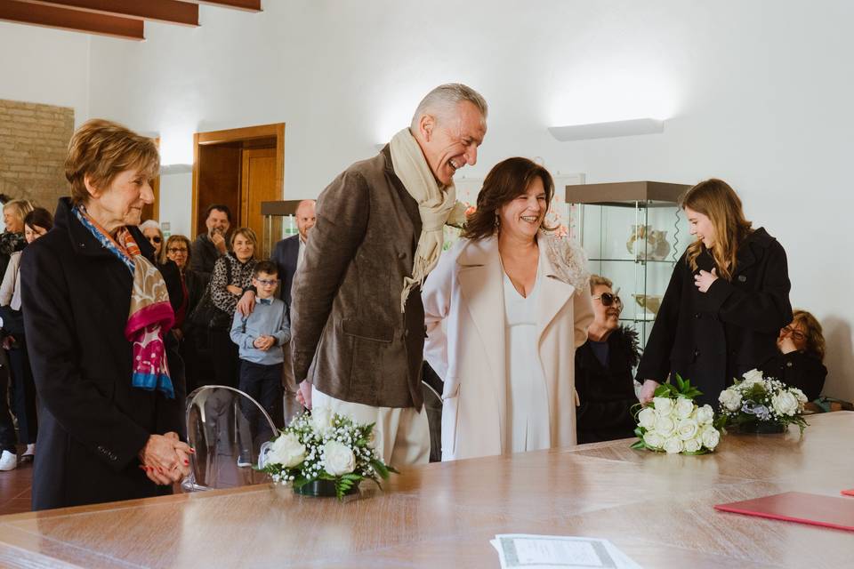 Cerimonia in Comune
