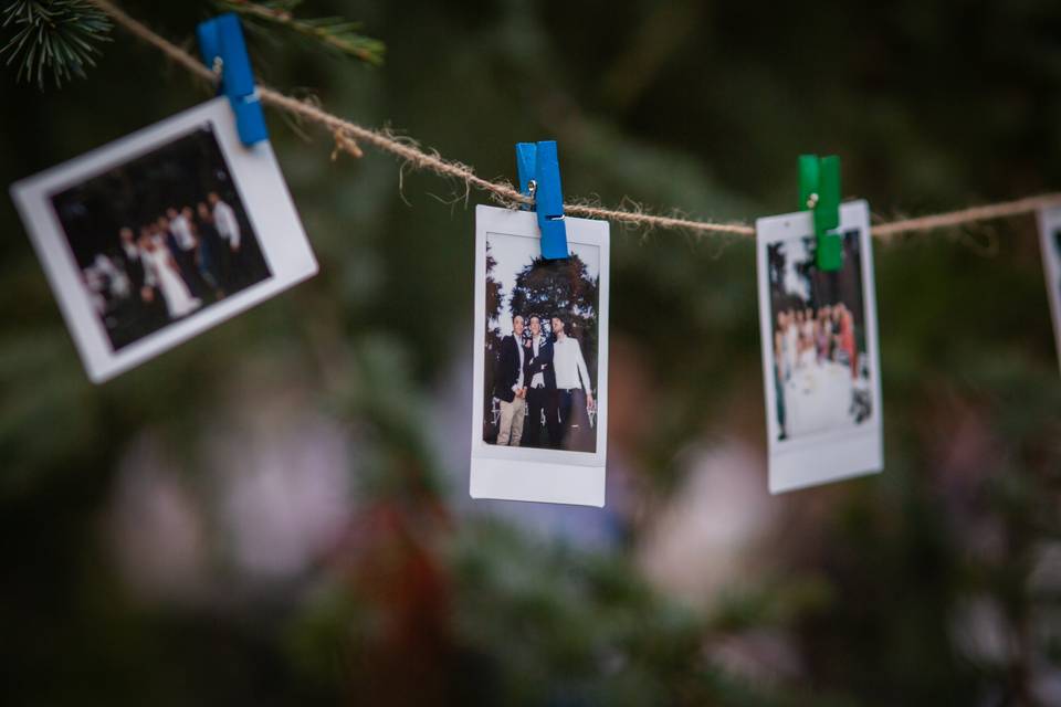 Matrimonio - sposi - polaroid