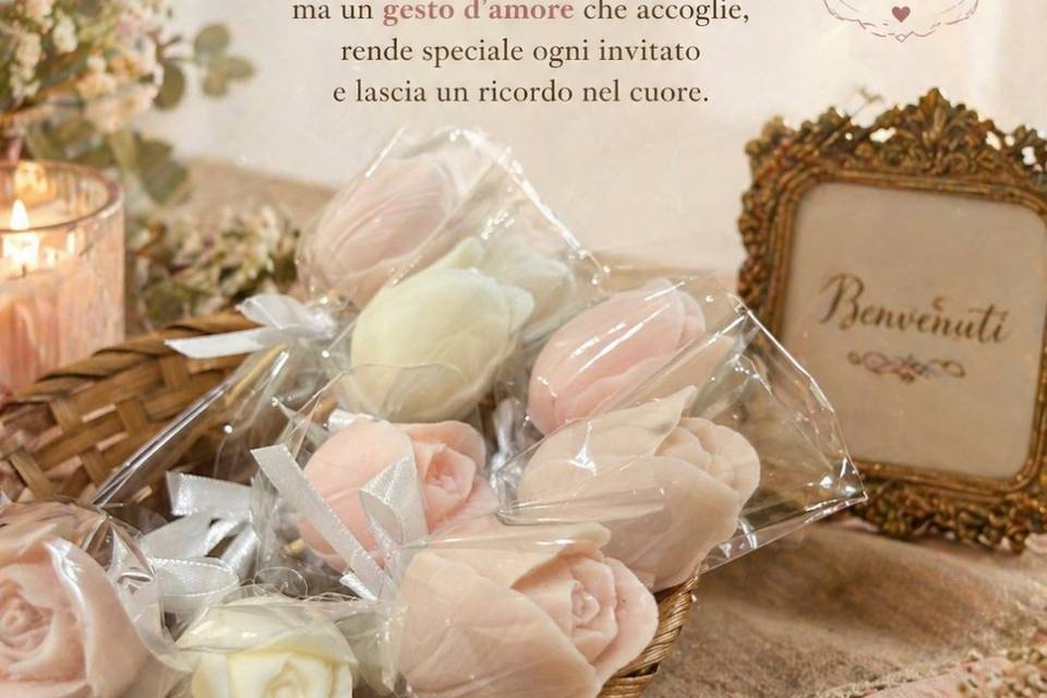 Segnaposto in cera profumata
