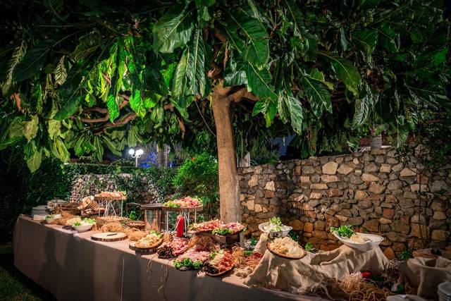 Buffet all'esterno