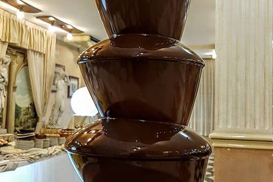 La cascata di cioccolato