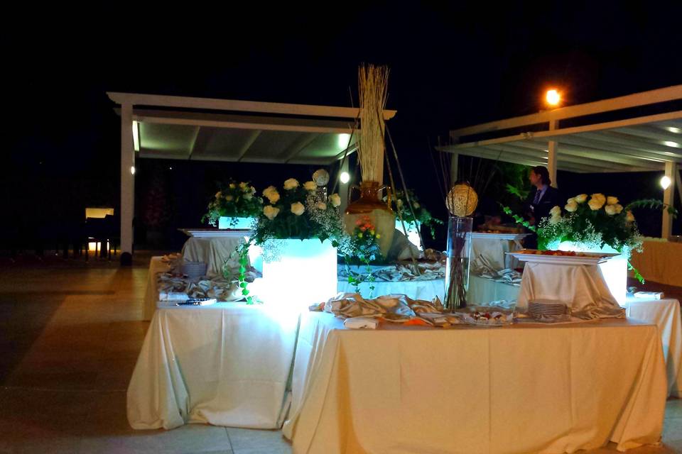 Buffet illuminato