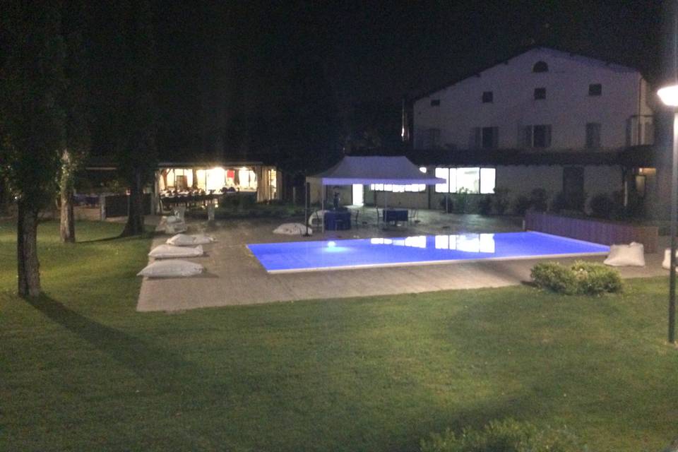 Night vision, piscina light