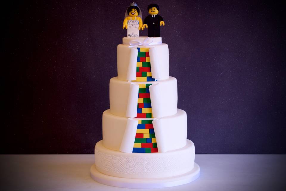 Wedding cake pronta al taglio