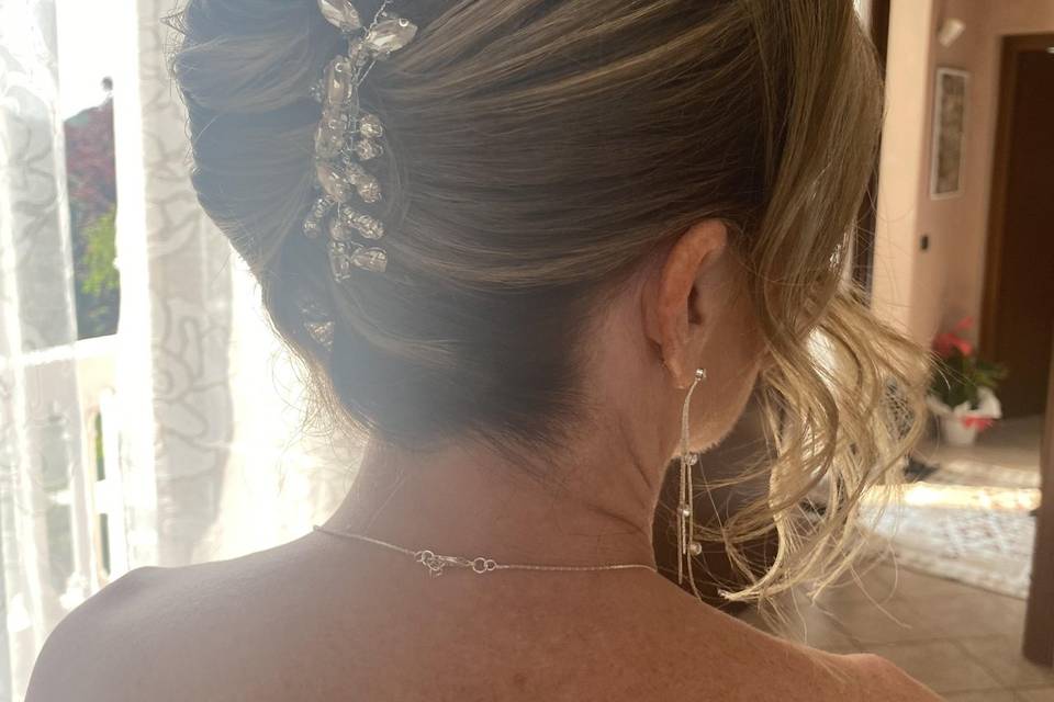 Mamma della sposa serena