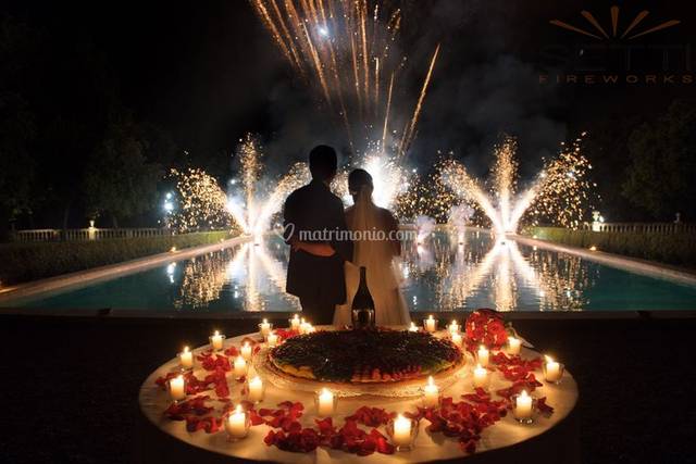 Setti Fireworks Wedding