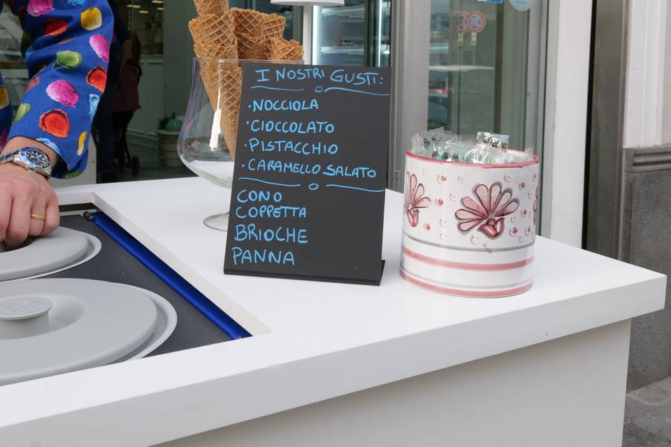 Corner gelato dettagli