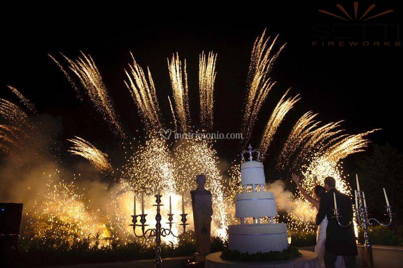 Setti Fireworks Wedding