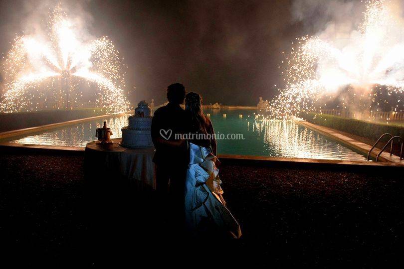 Setti Fireworks Wedding